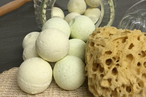 Bio-Badekugeln Sanddorn