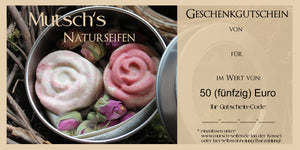 Geschenkgutschein 50 Euro