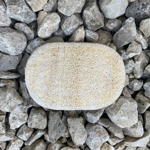 Luffa-Seifenkissen oval