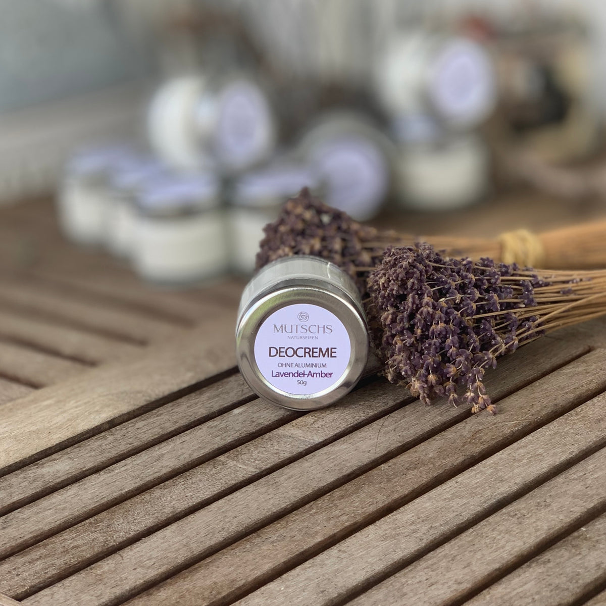 Deo-Creme Bio "Lavendel-Amber" -ohne Aluminium-