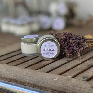 Deo-Creme Bio "Lavendel-Amber" -ohne Aluminium-